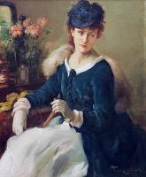 Fernand Toussaint - Elegant Woman